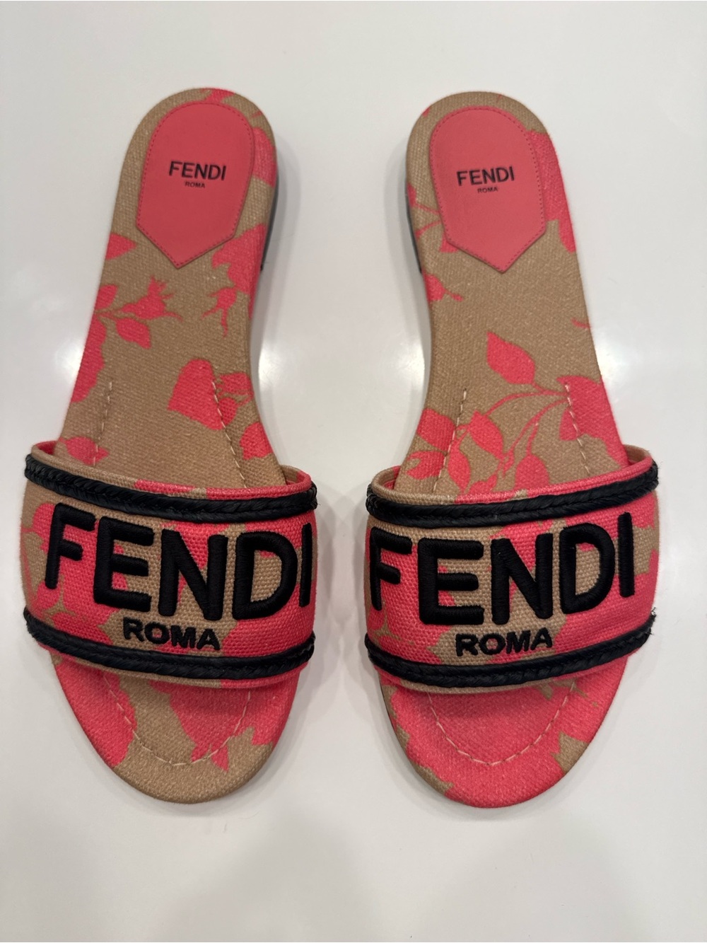 Fendi Slide Sandals 38.5